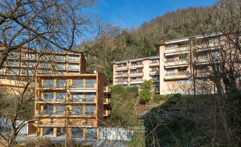Elegantes Apartment mit 3 Räumen und Seeblick in Campione d'Italia (21)