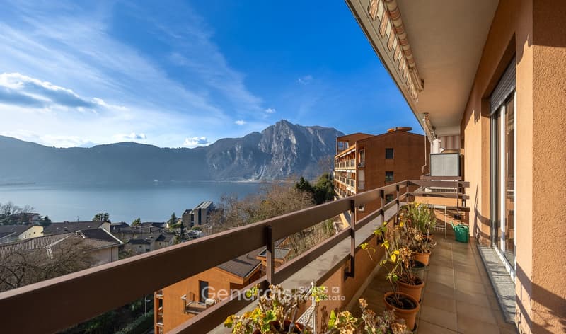 Elegantes Apartment mit 3 Räumen und Seeblick in Campione d'Italia (10)