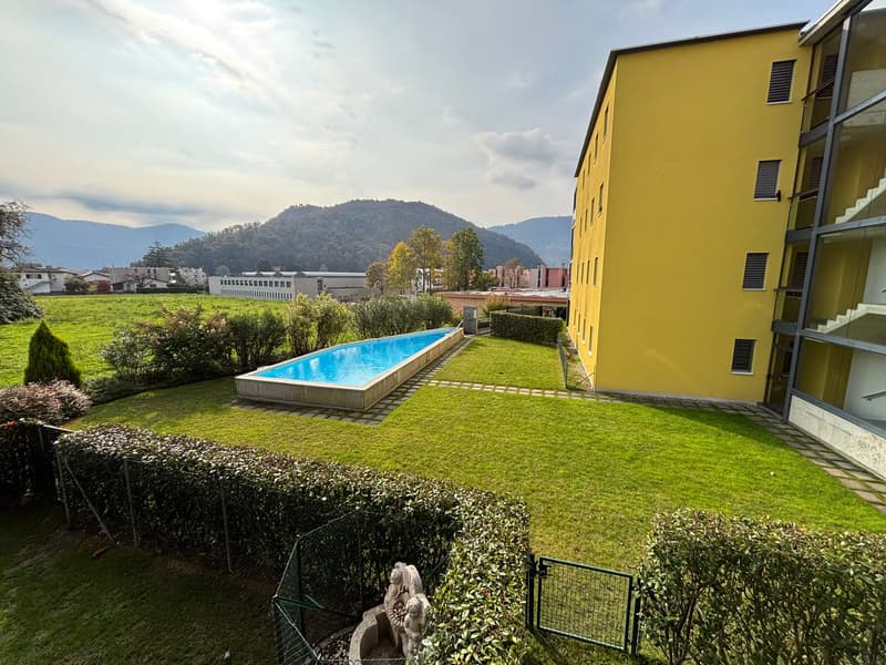 Moderno 1,5/2 locali ammobiliato con terrazzo e piscina (9)