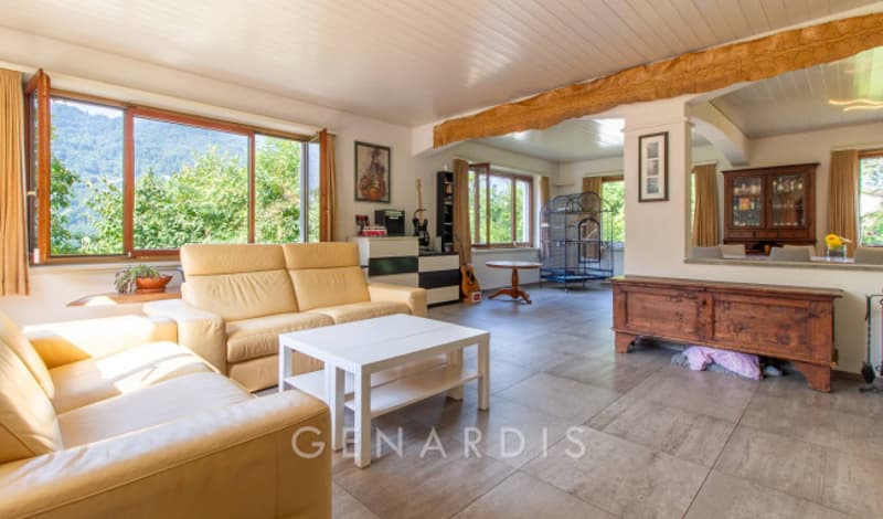 Rara opportunità - Villa uni-bifamiliare con piscina, terreno e privacy (7)