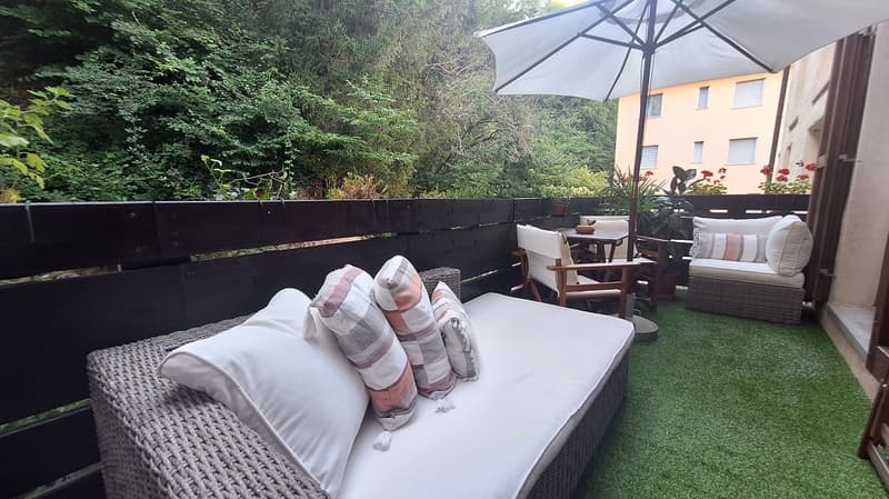 Accogliente  Casa con terrazza, giardino,  posto auto  privato,  Piscina (9)