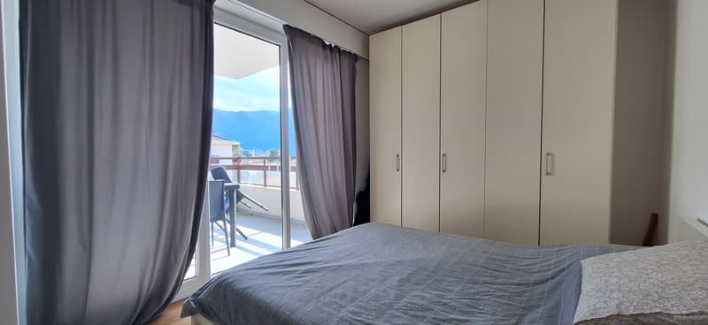 Centro Lugano, Piano Attico loc 2,5, Terrazza, Balcone, Posto Auto coperto. (13)