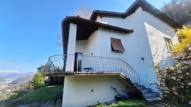 Montagnola- Collina D'Oro, Stupenda Vista Lago, Terreno Residenziale Edifiabile (6)