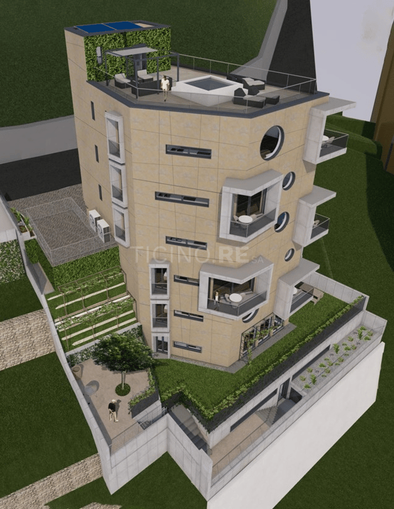 Lugano: Residenza La Torre di Eva – Nuovo Progetto di Prestigio con Vista Panoramica (7)