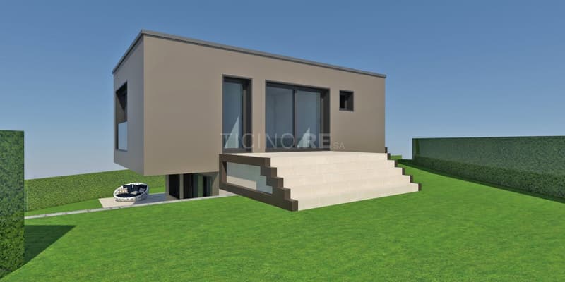 Esclusiva villa moderna da costruire a Dino – progetto approvato (1)