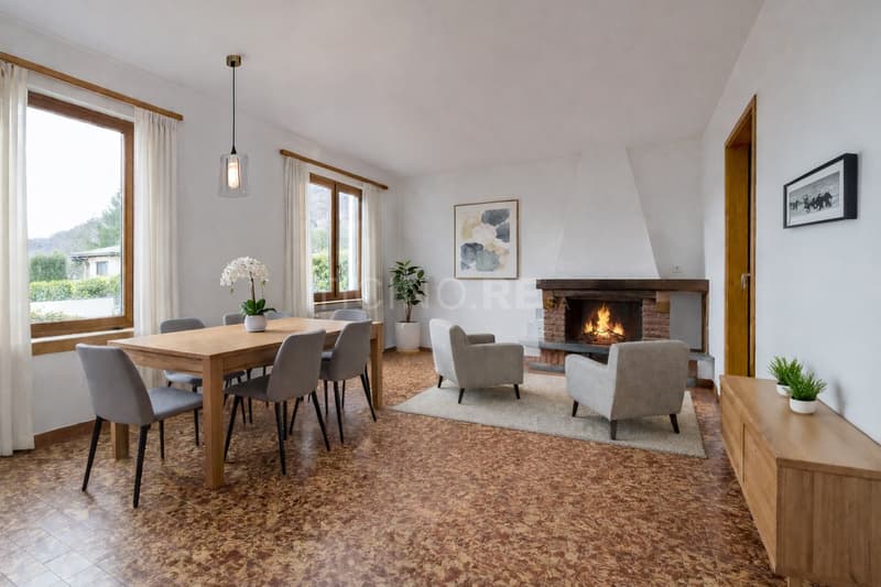 Ampia casa unifamiliare con giardino – Manno (1)
