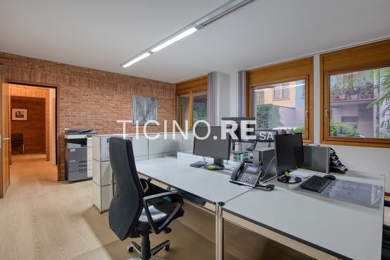 Lugano – IN AFFITTO: elegante ufficio di fronte al Parco Ciani (8)
