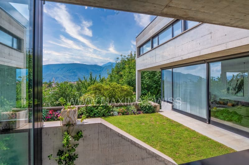 LUGANO-CUREGLIA : VILLA DE PRESTIGE DE L'ARCHITECTE (7)
