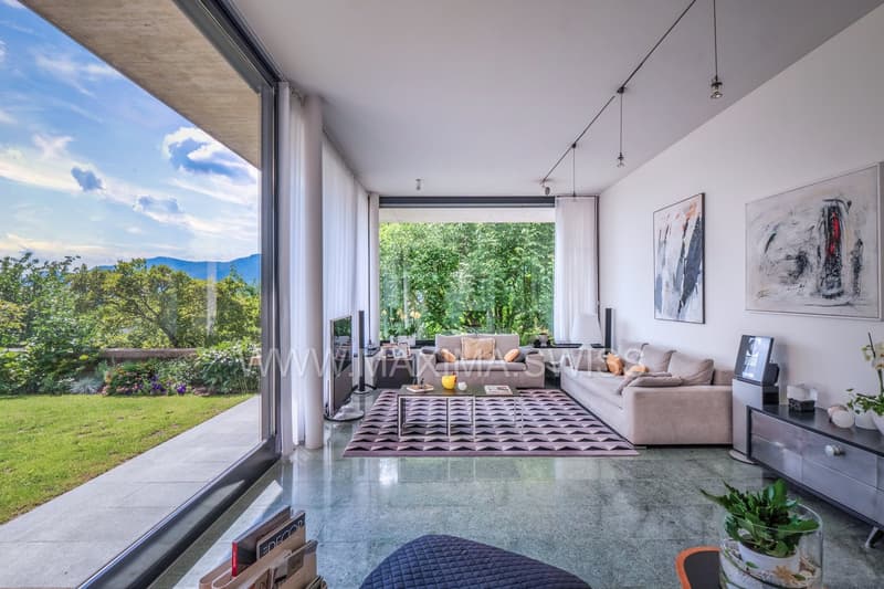 LUGANO-CUREGLIA : VILLA DE PRESTIGE DE L'ARCHITECTE (9)