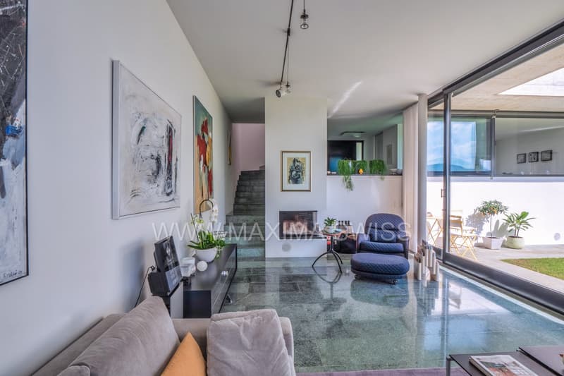 LUGANO-CUREGLIA : VILLA DE PRESTIGE DE L'ARCHITECTE (10)