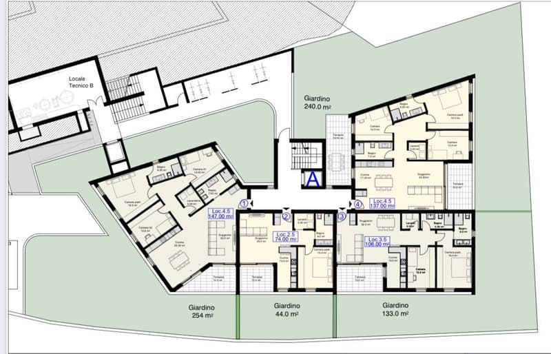 Appartement 4,5 pièces haut standing avec jardin (10)