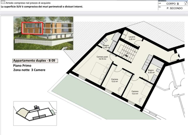 Wonderful duplex attic with 4.5 rooms and garden (12)