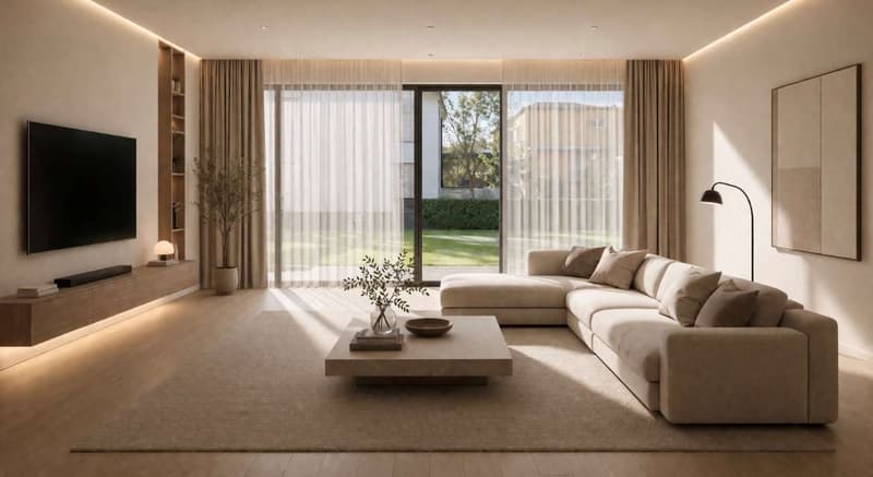 Elegante villetta nuova con giardino in zona residenziale immersa nel (12)