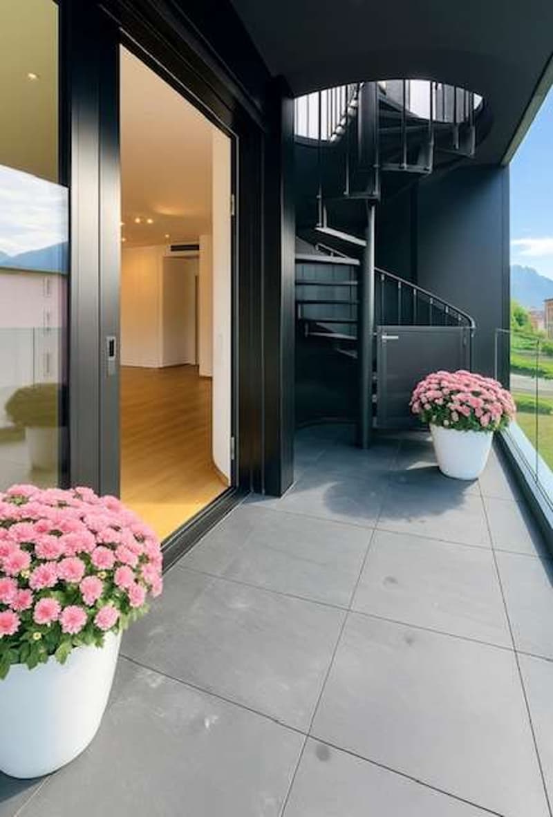 Attico esclusivo con roof top a Lugano Pregassona (5)