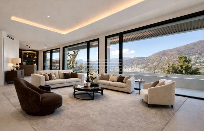 Villa de design dans une position unique avec vue lac à couper le souffle et darsena (5)