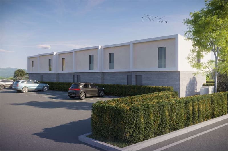 Nuova villetta a schiera con giardino privato e piscina (7)