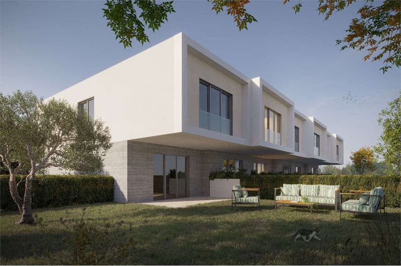 Nuova villetta a schiera con giardino privato e piscina (8)