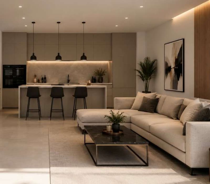 Newly built semi-detached house with private garden in Coldrer (9)