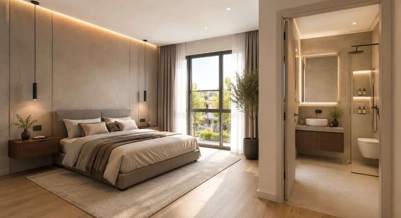 Newly built semi-detached house with private garden in Coldrer (13)