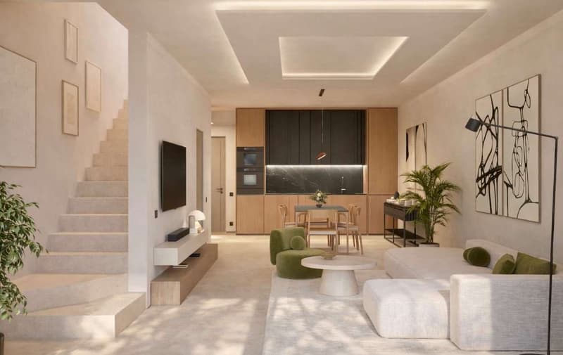 Newly built semi-detached house with private garden in Coldrer (5)