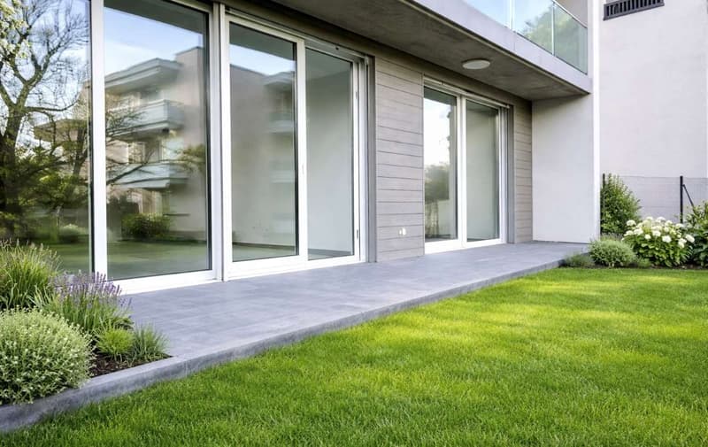 Raffinato appartamento nuovo con giardino privato esclusivo (8)