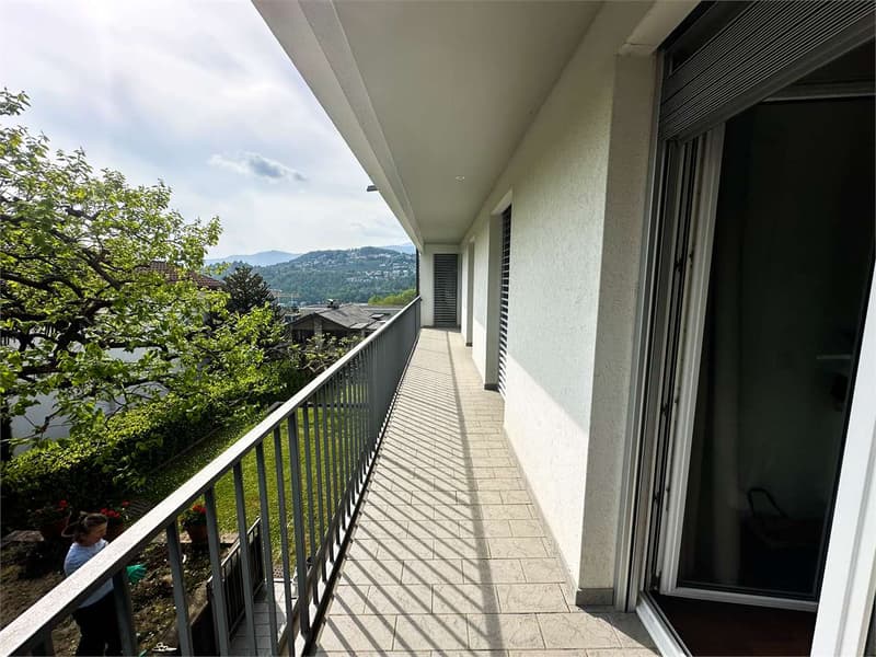 CONFORTEVOLE E AMPIO APPARTAMENTO CON TERRAZZO E VISTA (11)