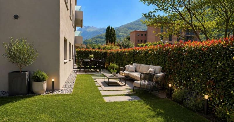 Appartement mit privatem Garten, Komfort und strategischer Lage (2)