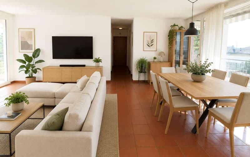 Appartement mit schöner Terrasse, nahe bei den Dienstleistungen (3)