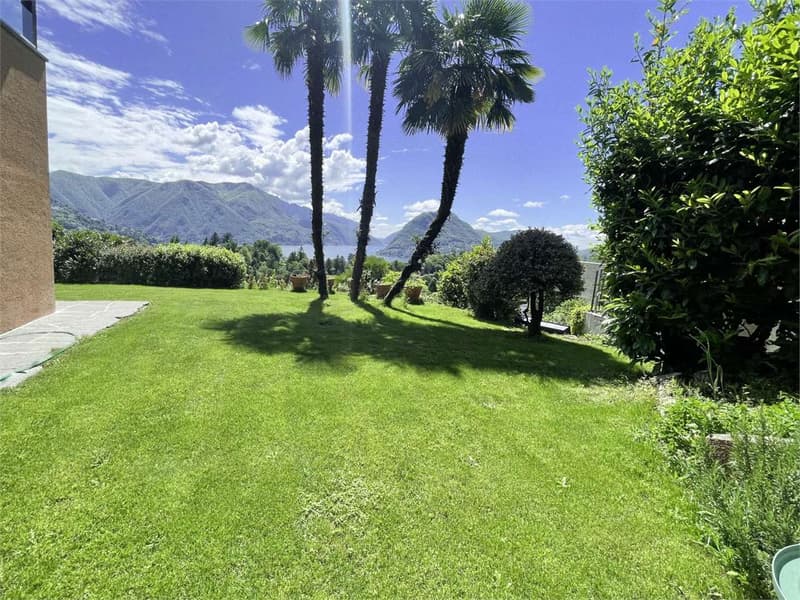 Private Oase in Porza mit Garten, überdachtem Pool und Seeblick (12)