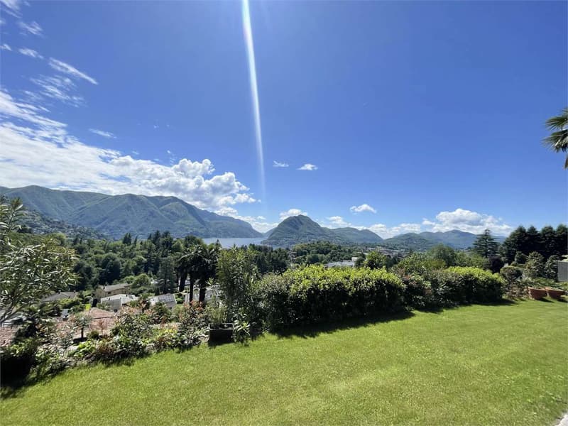 Private Oase in Porza mit Garten, überdachtem Pool und Seeblick (5)