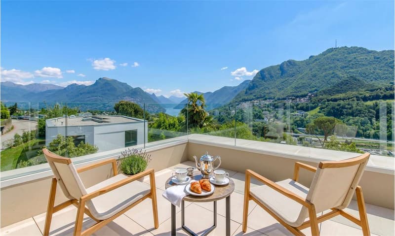 Prestigiosa villa moderna con SPA e vista panoramica sul Lago di Lugan (4)