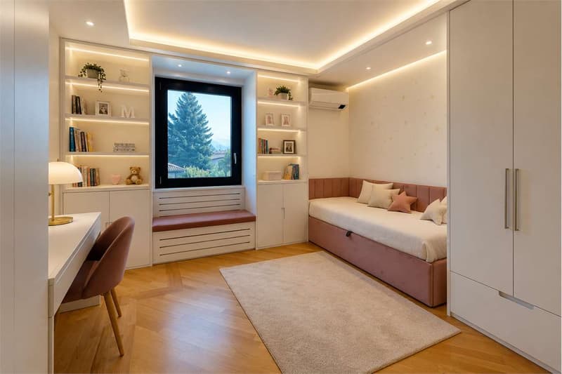 Elegante villa con piscina di fronte alla scuola americana. (9)