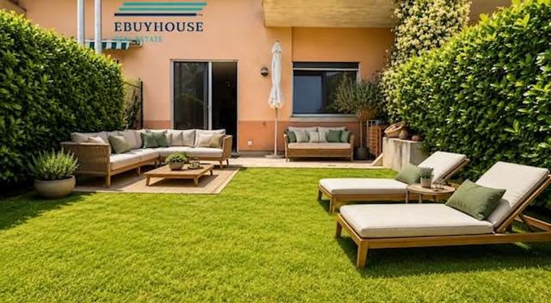 Villetta a schiera vista lago con giardino privato (9)