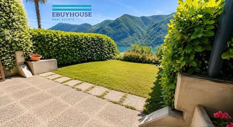 Villetta a schiera vista lago con giardino privato (7)