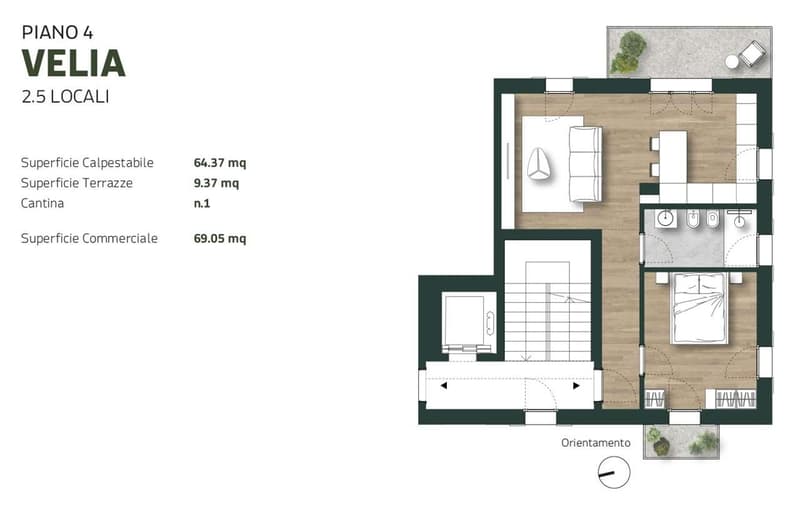 Neue 2,5-Zimmer-Wohnung in Tesserete (10)