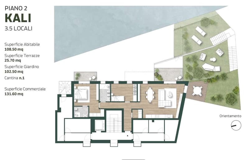 Nuova costruzione ampio 3,5 locali con giardino (10)