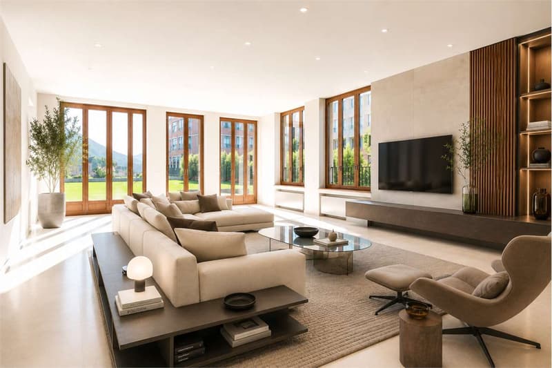 Appartement prestigieux avec jardin privé à Cassarate (1)