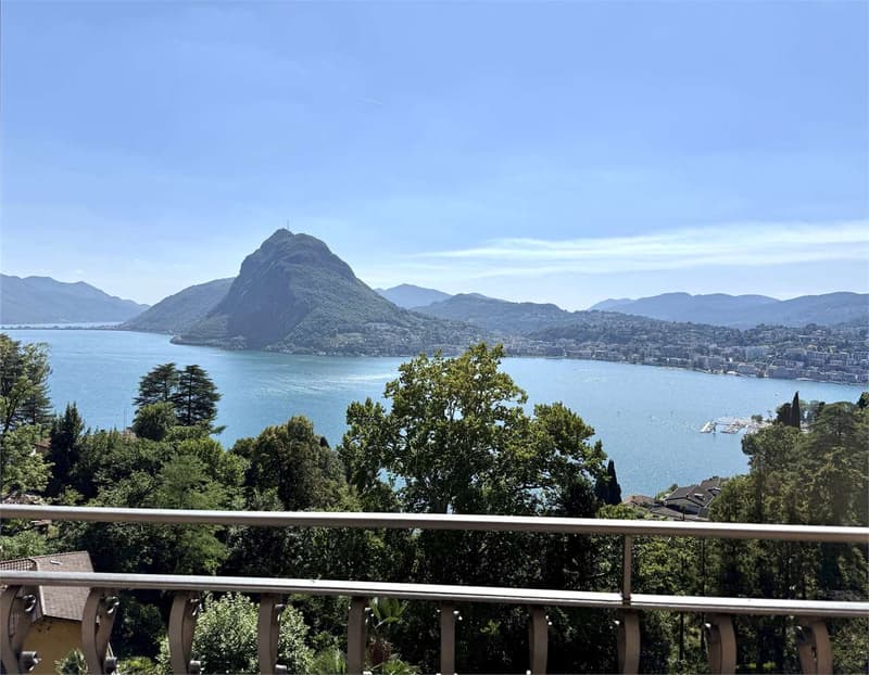 Appartamento di 5,5 locali con vista lago e piscina a Lugano Ruviglian (12)