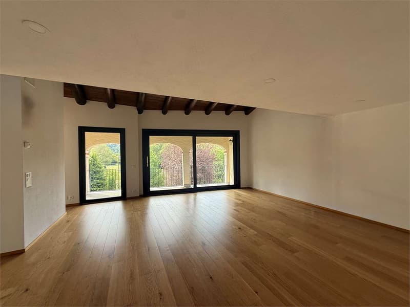 Appartamento attico di 5,5 locali con terrazzo e giardino privato ad O (8)