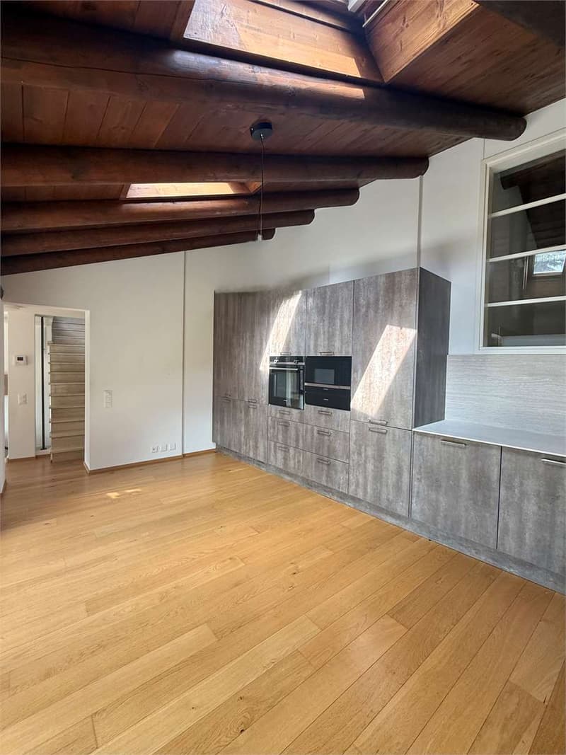 Appartamento attico di 5,5 locali con terrazzo e giardino privato ad O (10)