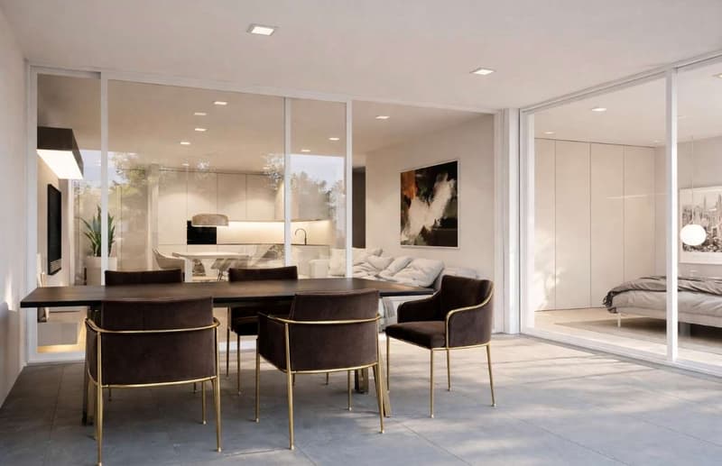 Appartamento moderno con ampio spazio verde privato (1)