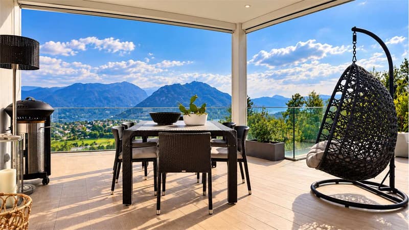 Attico panoramico a Muzzano - Eleganza, privacy e vista (5)