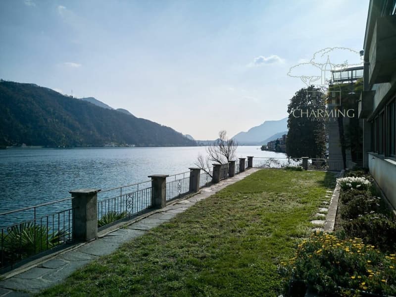 Villa Fronte Lago con Darsena Privata a Morcote (8)