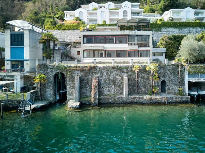 Villa Fronte Lago con Darsena Privata a Morcote (13)