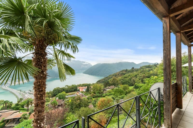 Zwischen Natur und Seesicht - charmantes Zuhause in Carona mit besonderem Extra (1)