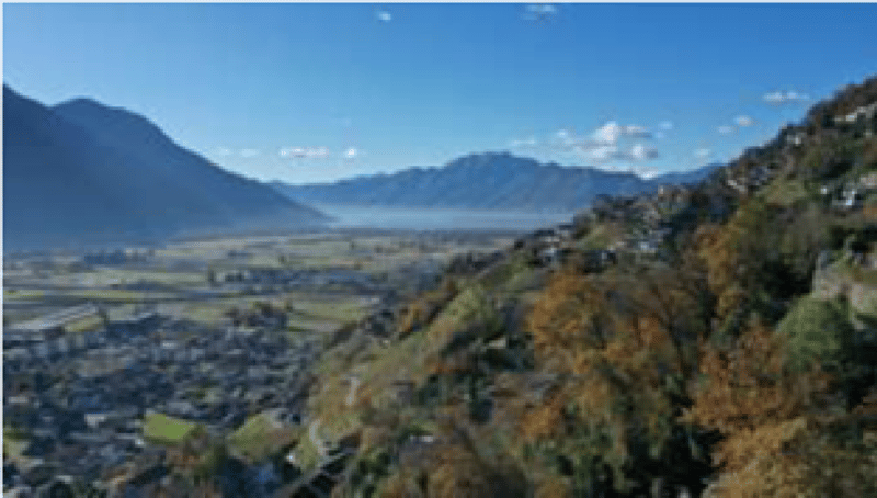 Attractive building plot in Agarone with a far-reaching view (2)