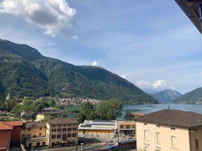 MENDRISO CAPOLAGO: SUGGESTIVO ATTICO VISTA LAGO (8)