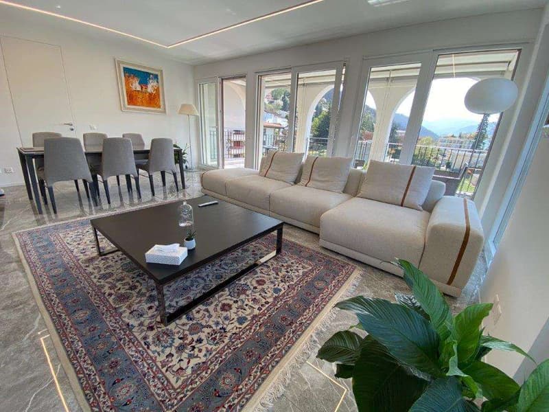 COLLINA D'ORO: ELEGANTE 3,5 LOC. IN VILLA CON PISCINA (4)