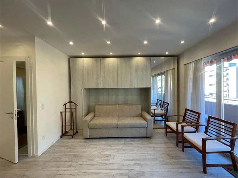 Agno: refurbished and furnished studio apartment (2)