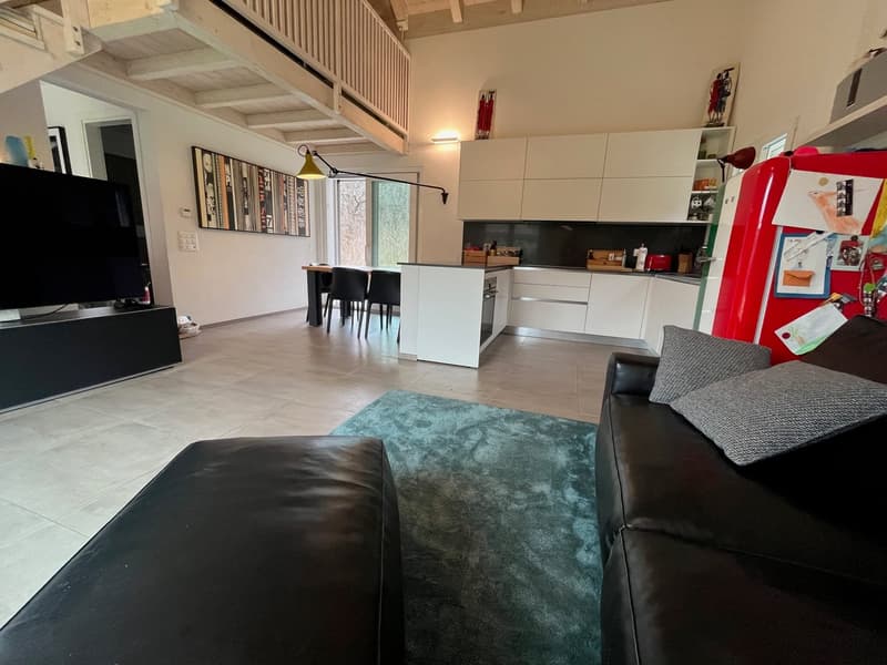 Moderne 3.5-Zimmer-Wohnung mit Panoramablick in Ponte Capriasca (1)